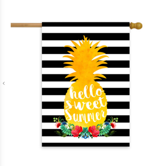 Sweet Summer Pineapple House Flag 28