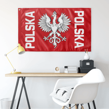 Load image into Gallery viewer, Polska Old Polish Eagle One Sided Indoor Wall Flag -  - Polish Shirt Store
