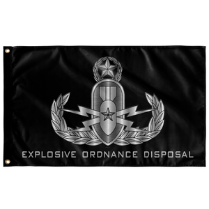 EOD (Master) Black Flag Elite Flags Wall Flag - 36"x60"