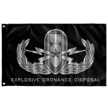 Load image into Gallery viewer, EOD (Senior) Black Flag Elite Flags Wall Flag - 36&quot;x60&quot;
