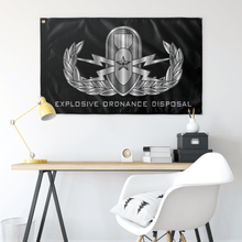 Load image into Gallery viewer, EOD (Senior) Black Flag Elite Flags Wall Flag - 36&quot;x60&quot;
