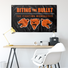 Load image into Gallery viewer, Fighting Mongooses Orange Head Pattern Single Sided Wall Flag
