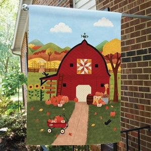 "Fall at the Farm" House Flag