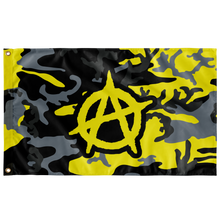 Load image into Gallery viewer, M81 Ancap Single Sided Yellow Gray And Black Color Wall Flag
