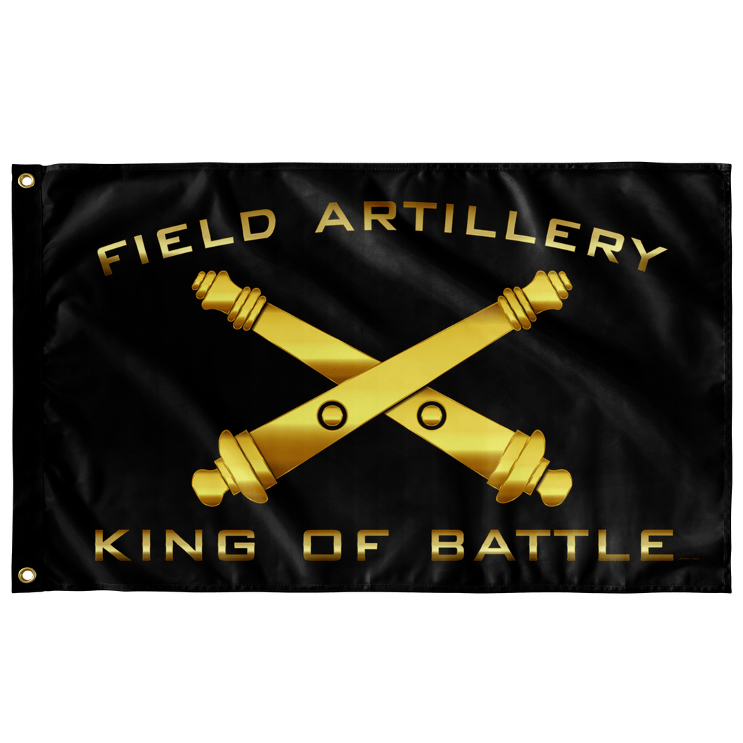 Field Artillery King of Battle Black Flag Elite Flags Wall Flag - 36