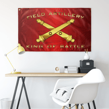 Load image into Gallery viewer, Field Artillery King of Battle Flag Elite Flags Wall Flag - 36&quot;x60&quot;
