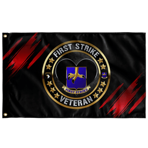 First Strike Veteran Flag Elite Flags Wall Flag - 36"x60"