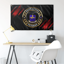 Load image into Gallery viewer, First Strike Veteran Flag Elite Flags Wall Flag - 36&quot;x60&quot;
