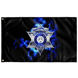 Fort Wayne Police Flag Elite Flags Wall Flag - 36"x60"