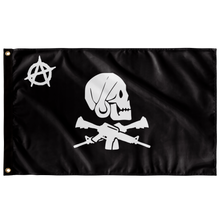 Load image into Gallery viewer, Henry Every Skull And Guns Single Sided Wall Flag
