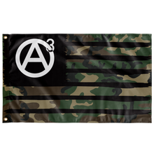 Load image into Gallery viewer, Agorism M81 Single Sided Military Camo Pattern Wall Flag
