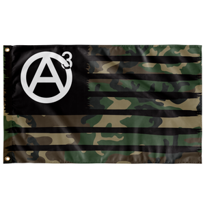 Agorism M81 Single Sided Military Camo Pattern Wall Flag