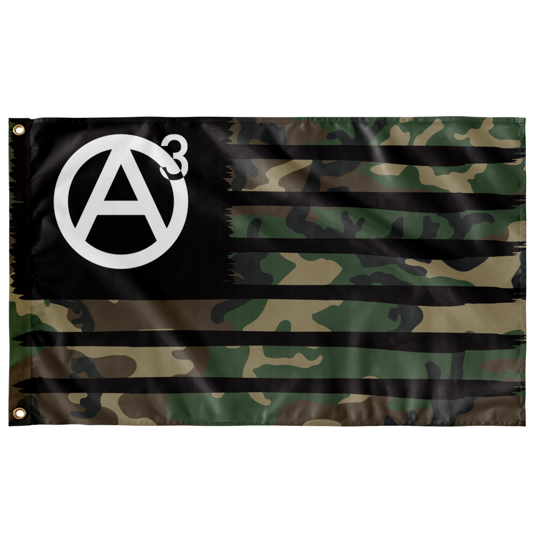 Agorism M81 Single Sided Military Camo Pattern Wall Flag