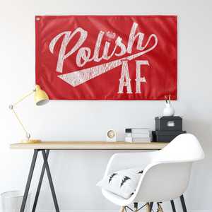 Polish AF One Sided Indoor Wall Flag -  - Polish Shirt Store