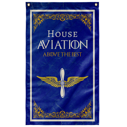 House Aviation Flag Elite Flags Wall Flag - 36