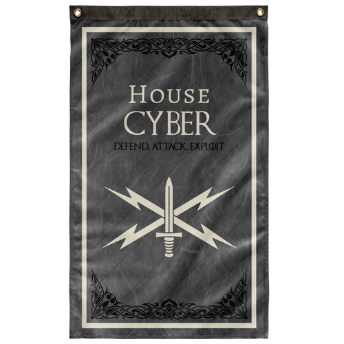 House Cyber Flag Elite Flags Wall Flag - 36