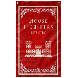 House Engineers Flag Elite Flags Wall Flag - 36"x60"