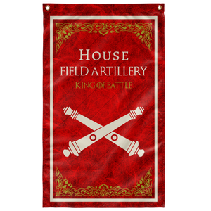 House Field Artillery Flag Elite Flags Wall Flag - 36"x60"