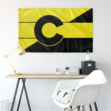 Load image into Gallery viewer, Co Ancap Single Sided With Yellow And Black Color Wall Flag
