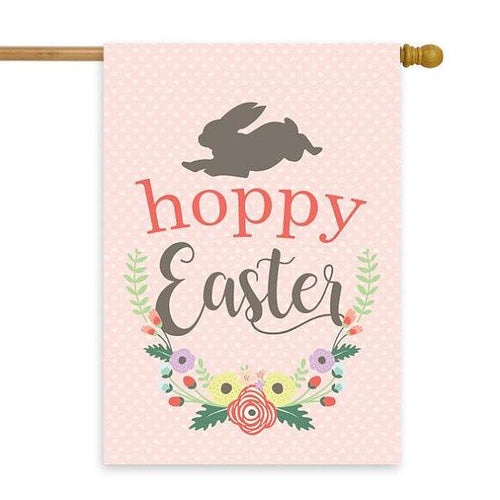Hoppy Easter House Flag 28