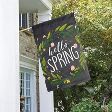 Load image into Gallery viewer, Hello Spring Chlk House Flag 28&quot; x 40&quot; - Second East
