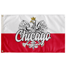 Load image into Gallery viewer, Chicago Polish Flag - Wall Flag - 36&quot;x60&quot; - Polish Shirt Store
