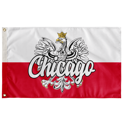 Chicago Polish Flag - Wall Flag - 36