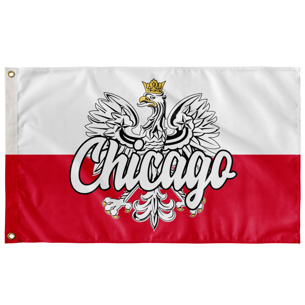 Chicago Polish Flag - Wall Flag - 36