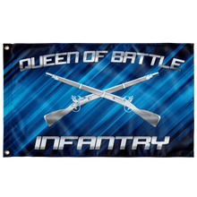 Load image into Gallery viewer, Infantry Queen of Battle V2 Flag Elite Flags Wall Flag - 36&quot;x60&quot;
