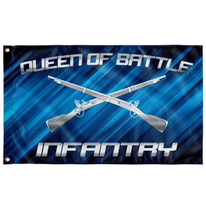 Infantry Queen of Battle V2 Flag Elite Flags Wall Flag - 36"x60"