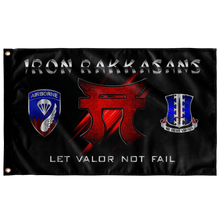 Load image into Gallery viewer, Iron Rakkasans Flag Elite Flags Wall Flag - 36&quot;x60&quot;
