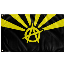 Load image into Gallery viewer, Az Ancap Single Sided Yellow And Black Color Wall Flag
