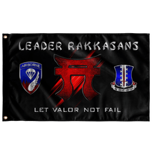 Load image into Gallery viewer, Leader Rakkasans Flag Elite Flags Wall Flag - 36&quot;x60&quot;
