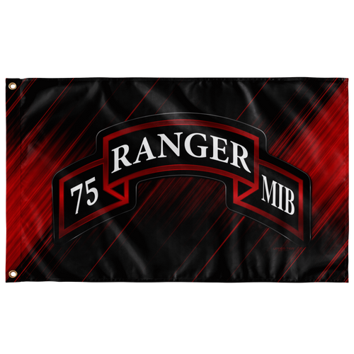 MIB  75th Ranger Regiment Flag Elite Flags Wall Flag - 36