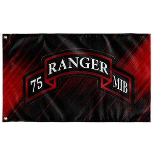 MIB  75th Ranger Regiment Flag Elite Flags Wall Flag - 36"x60"