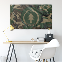 Load image into Gallery viewer, Liberty For All M81 Woodland Pattern Single Sided Wall Flag
