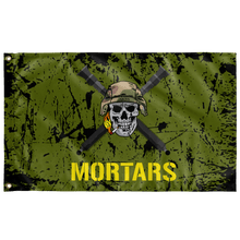 Load image into Gallery viewer, Mortars Skull Flag Elite Flags Wall Flag - 36&quot;x60&quot;
