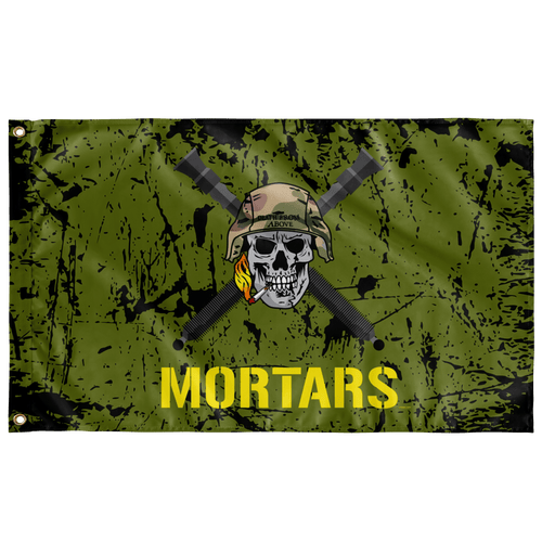 Mortars Skull Flag Elite Flags Wall Flag - 36