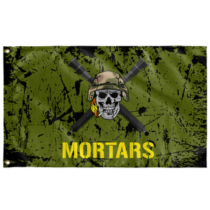 Mortars Skull Flag Elite Flags Wall Flag - 36"x60"