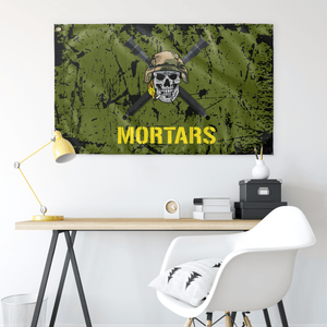 Mortars Skull Flag Elite Flags Wall Flag - 36"x60"