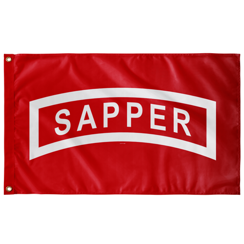 Original White Sapper Tab Flag Elite Flags Wall Flag - 36