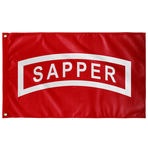 Original White Sapper Tab Flag Elite Flags Wall Flag - 36"x60"