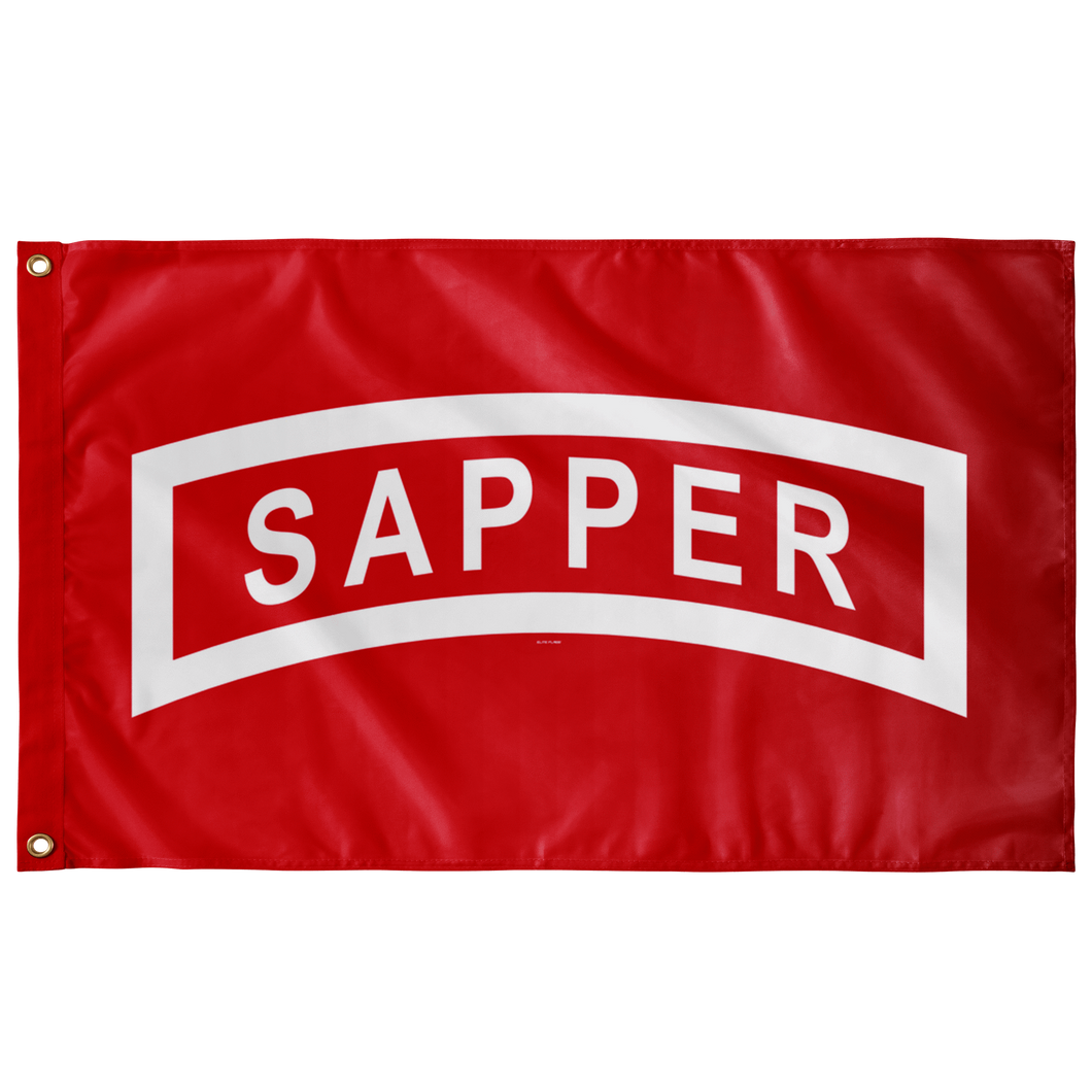 Original White Sapper Tab Flag Elite Flags Wall Flag - 36