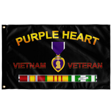 Load image into Gallery viewer, Purple Heart Vietnam Flag Elite Flags Wall Flag - 36&quot;x60&quot;
