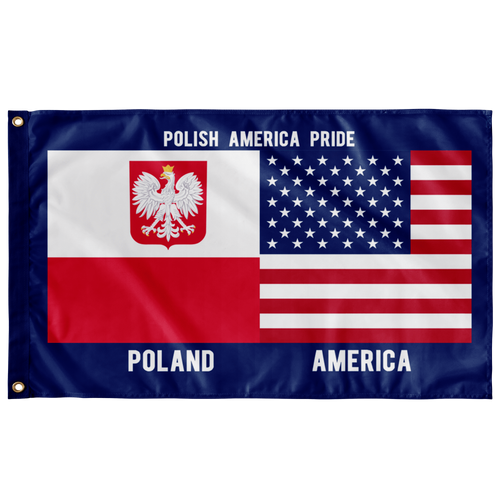 Polish American Flag - Wall Flag - 36