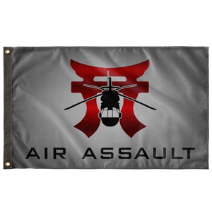 Rakkasans Grey Air Assault Flag Elite Flags Wall Flag - 36"x60"