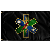 Load image into Gallery viewer, Ranger Regiment Medical Black Flag Elite Flags Wall Flag - 36&quot;x60&quot;
