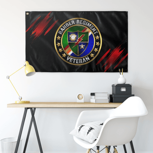 Ranger Regiment Veteran Flag (AZ 17) Elite Flags Wall Flag - 36"x60"