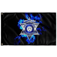 Load image into Gallery viewer, Retired Fort Wayne Police Flag Elite Flags Wall Flag - 36&quot;x60&quot;
