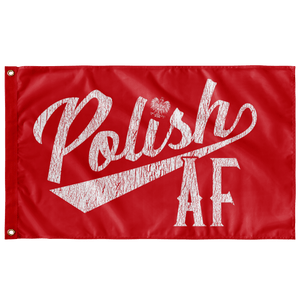 Polish AF One Sided Indoor Wall Flag - Wall Flag - 36"x60" - Polish Shirt Store